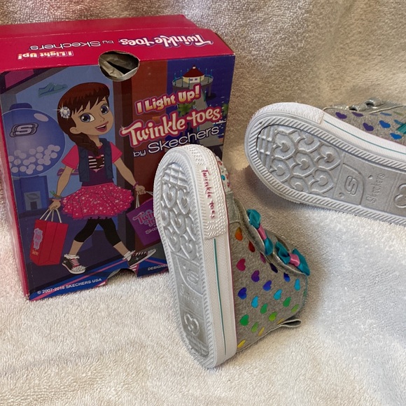 COPY - Twinkle Toes by SKETCHERS Slights Shuffle Lite-Fancy Flutters - Picture 3 of 5